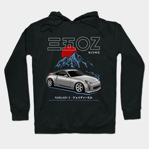 Nippon legend Fairlady 350Z Hoodie by pujartwork